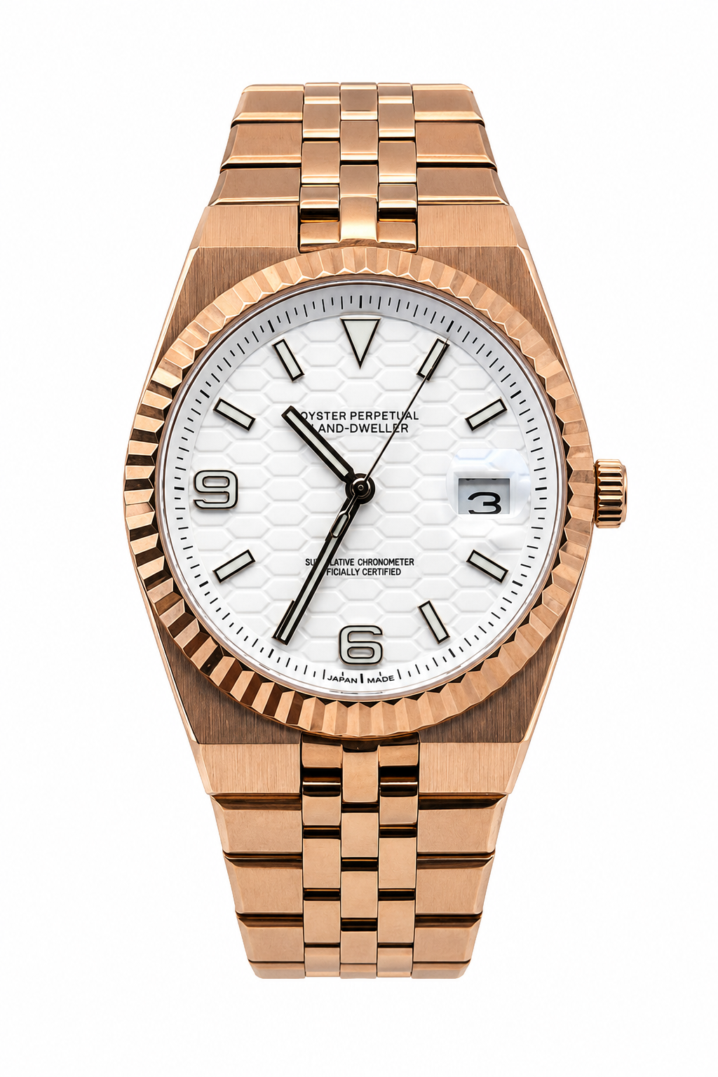 Land Dweller Rose Gold & White