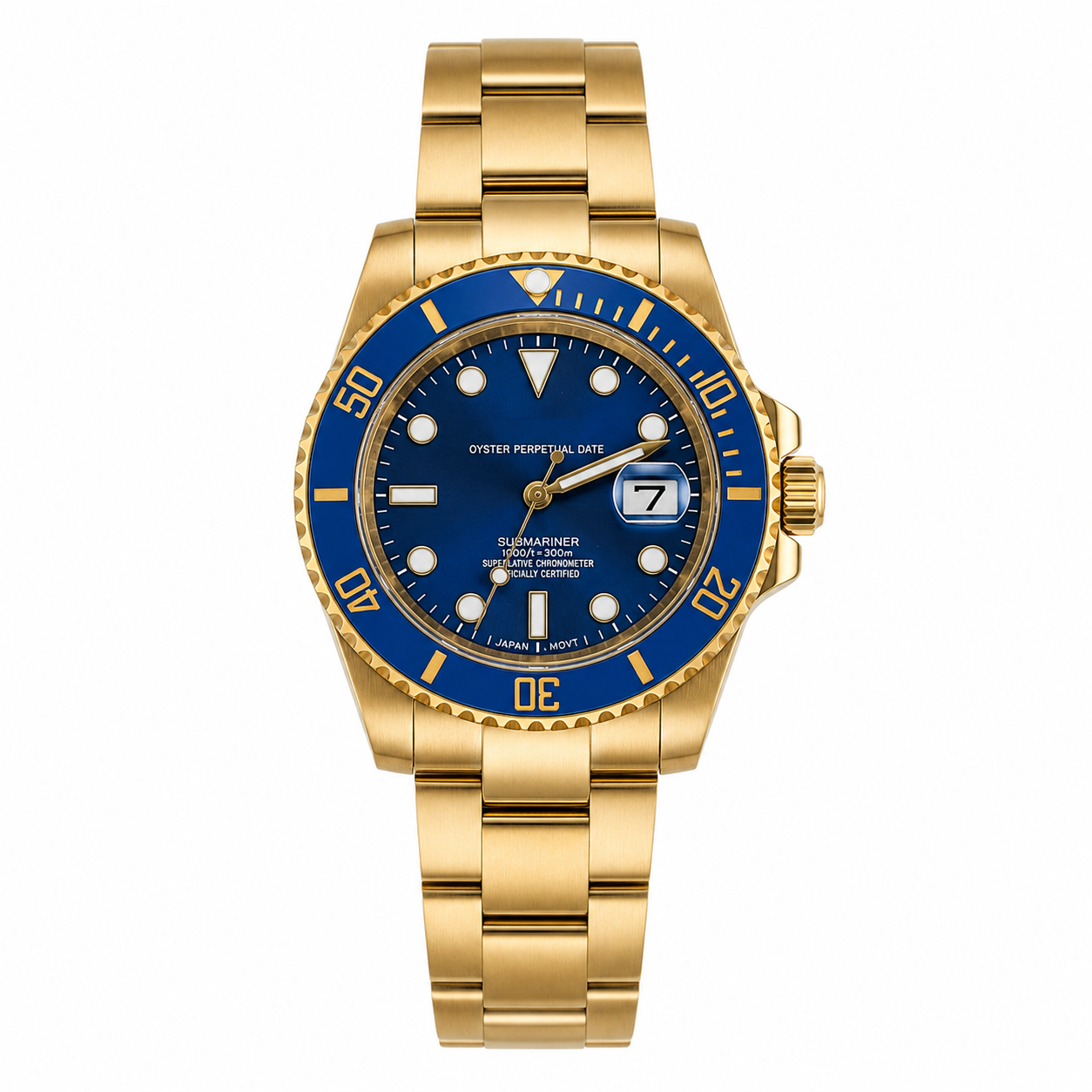 Submariner Yellow Gold & Blue