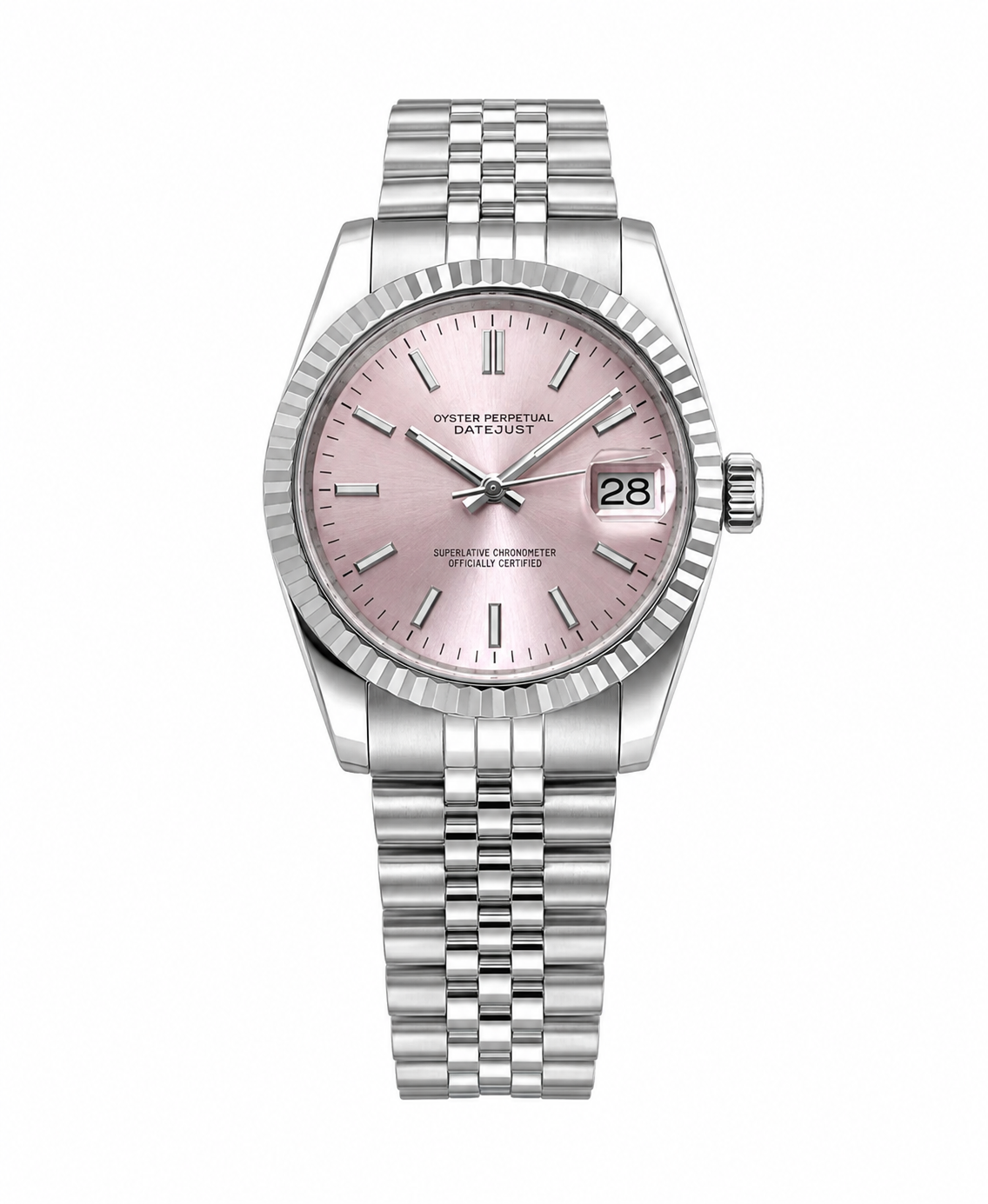 Datejust Pink Dial Femme