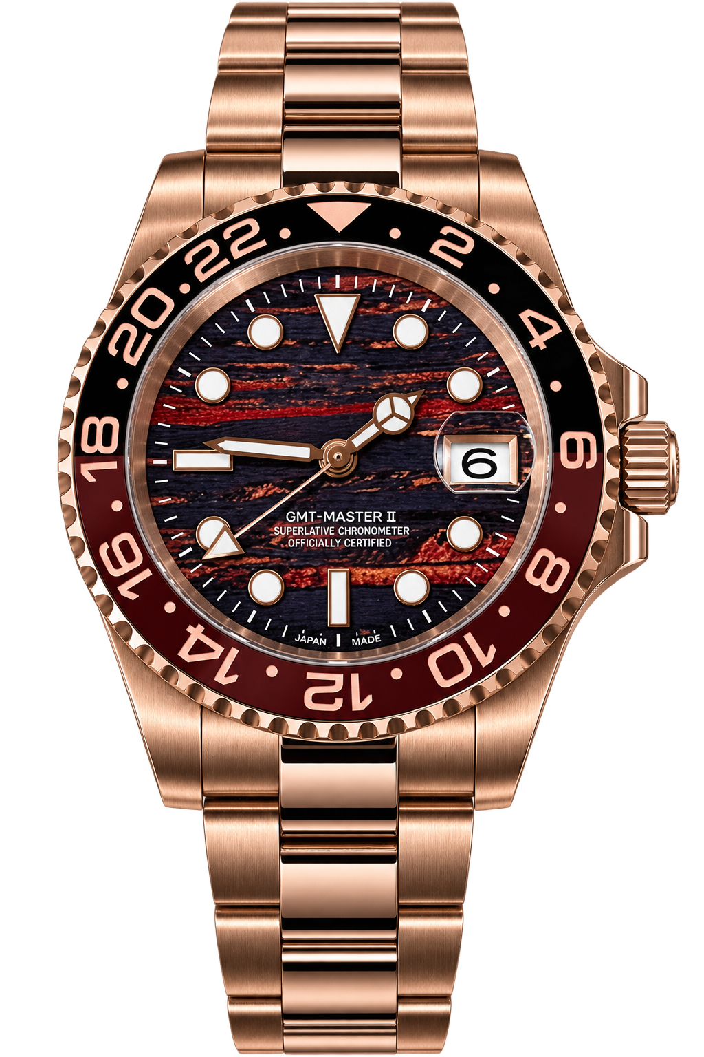 GMT rose gold desert