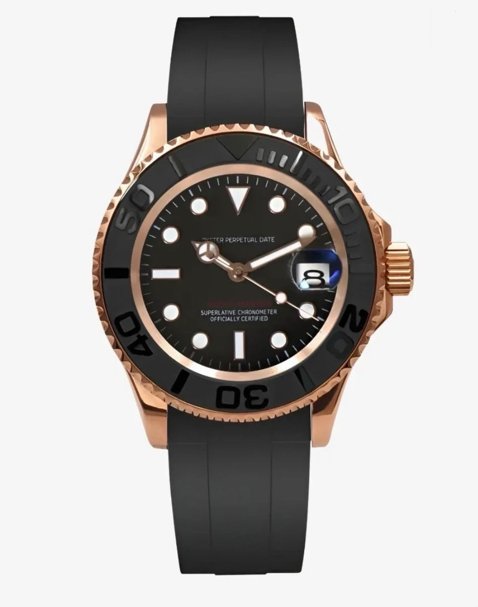 Yacht Master Rose Gold & Black
