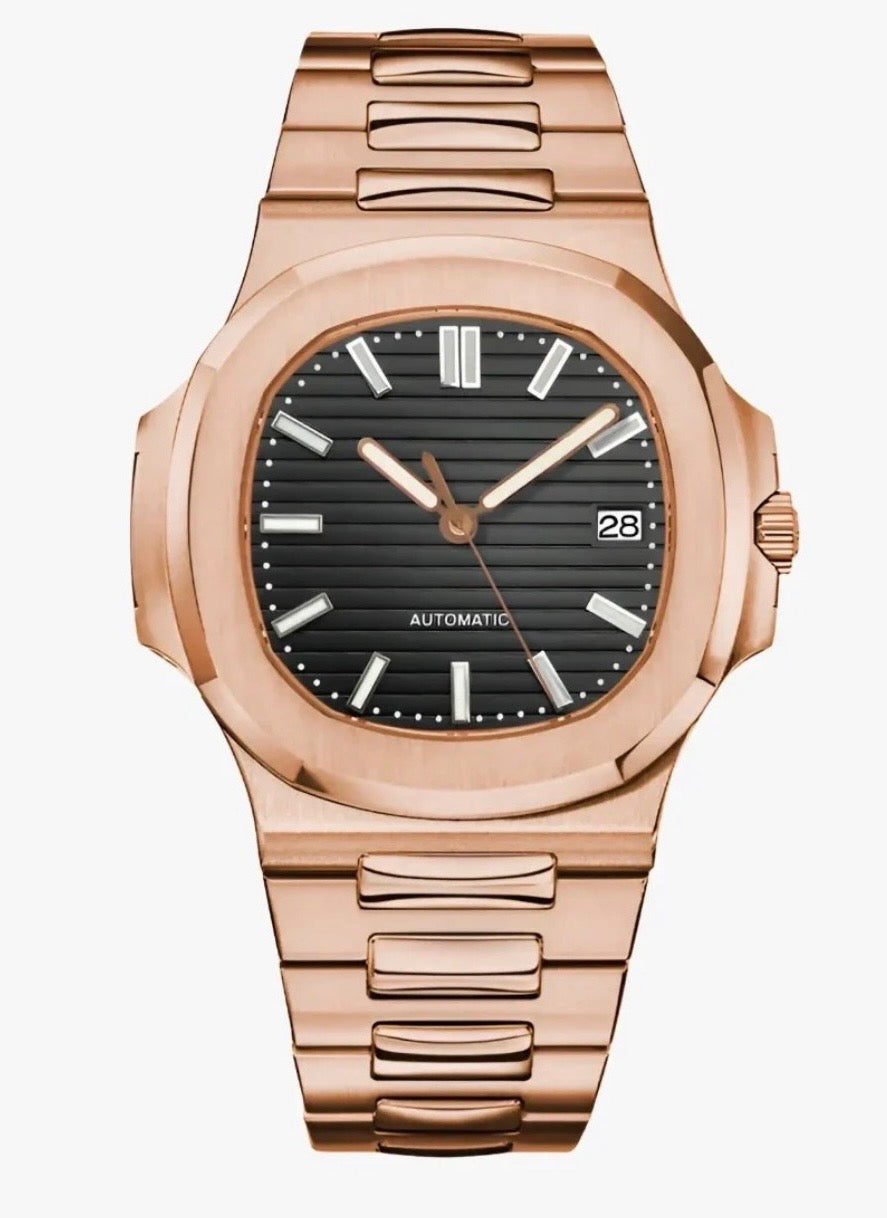 Nautilus Rose Gold & Black