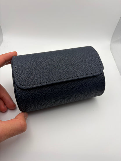 2 Watch blue leather Case