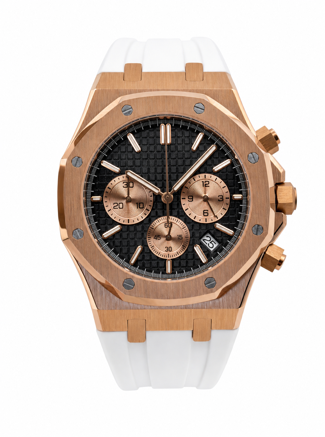 Royal Oak Rose Gold & White