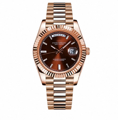 Daydate Rose Gold & Chocolate