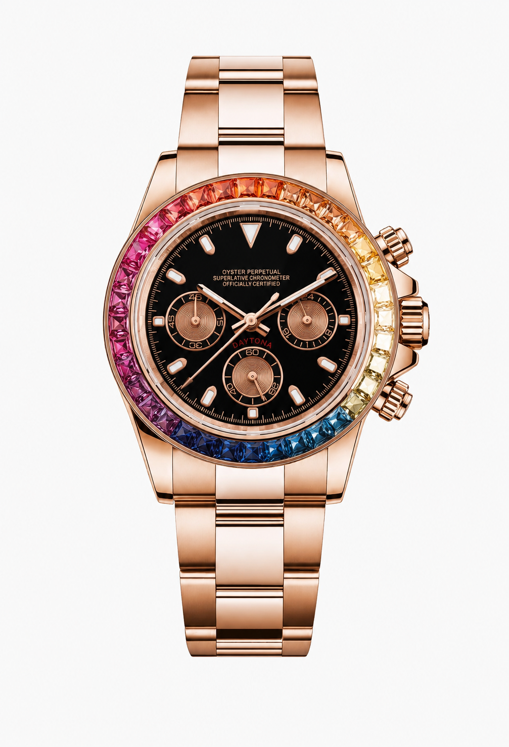 Daytona Rose Gold Rainbow