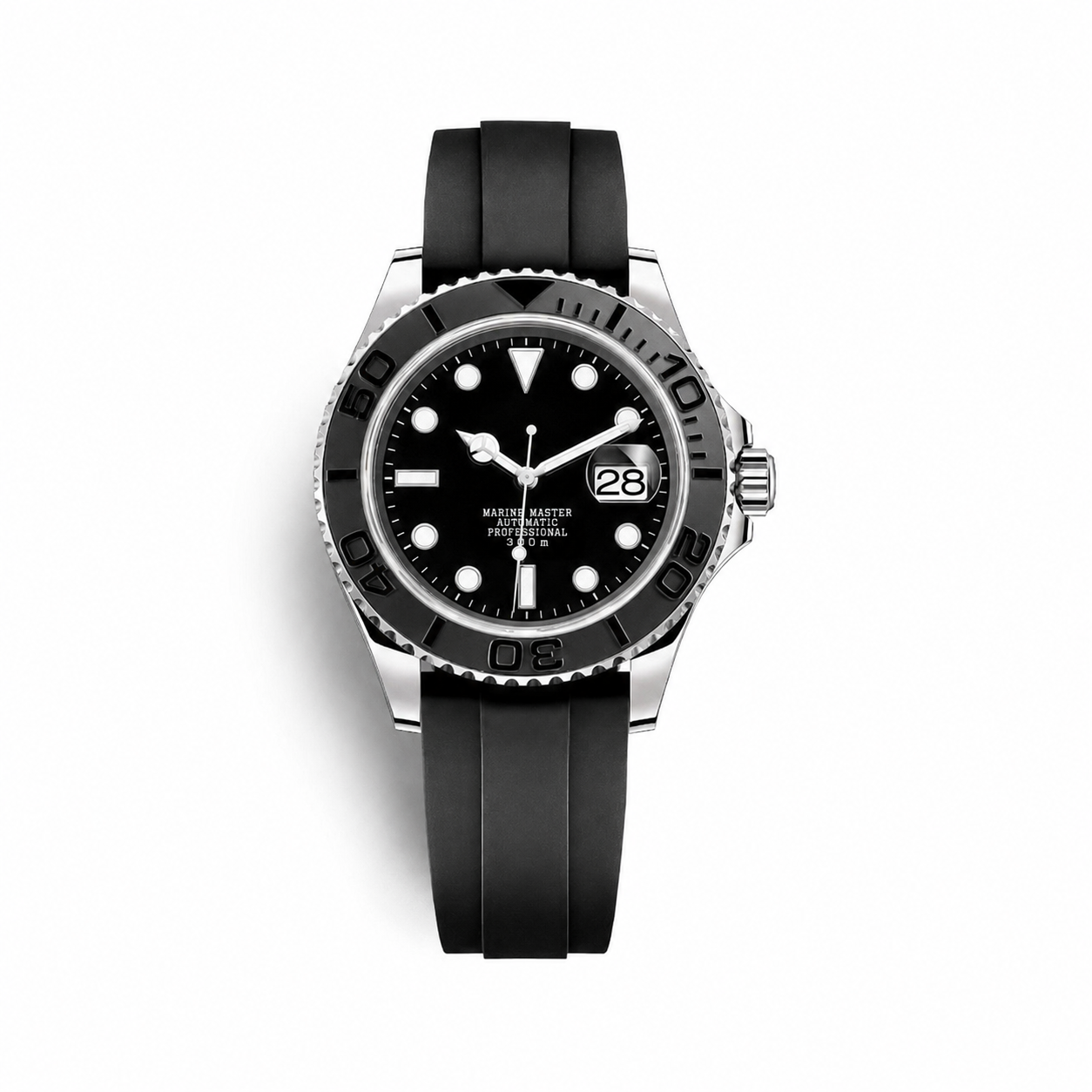 Yacht Master Silver Oysterflex