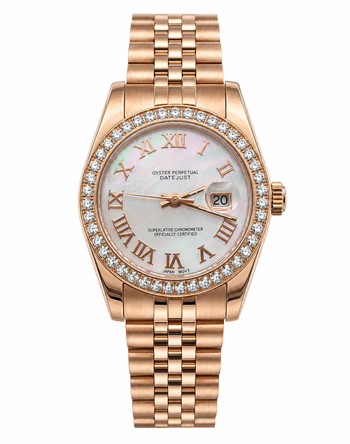 Datejust Mother of Pearl & Rose Gold