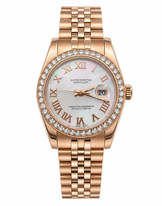 Datejust Mother of Pearl & Rose Gold