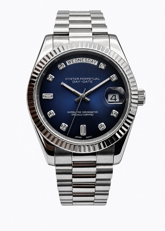 Daydate Midnight Blue Baguette diamonds