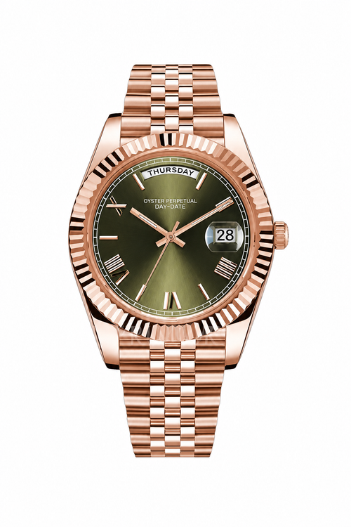 Daydate Rose Gold & Olive