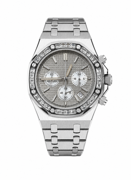Royal Oak Grey Diamond Bezel