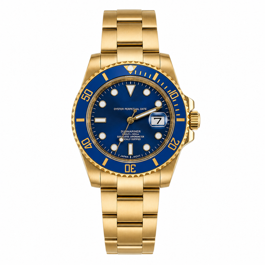 Submariner Yellow Gold & Blue