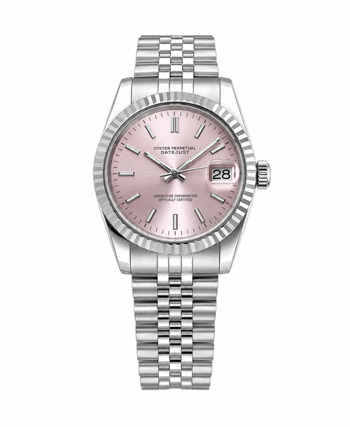 Datejust Pink Dial Femme