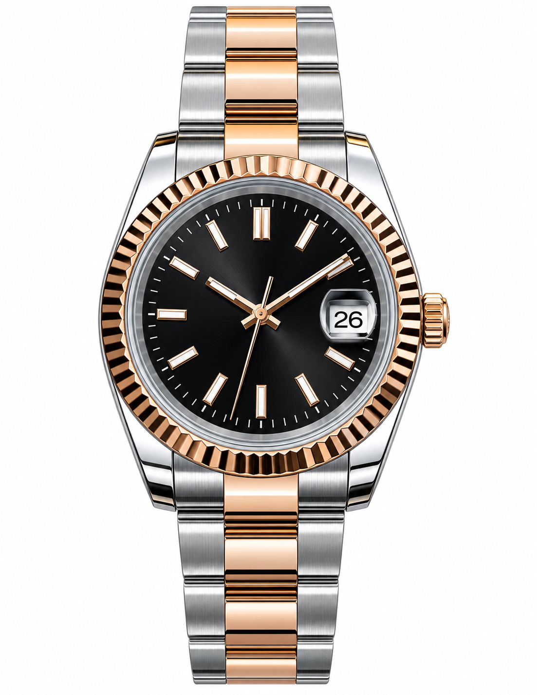 Datejust Two Tone Rose & Silver